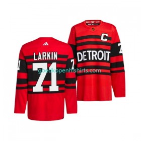Detroit Red Wings DYLAN LARKIN 71 Adidas 2022-2023 Reverse Retro Rood Authentic Shirt - Mannen